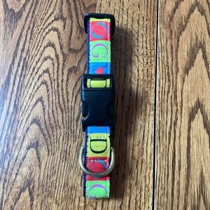 colorful dog adjustable collar